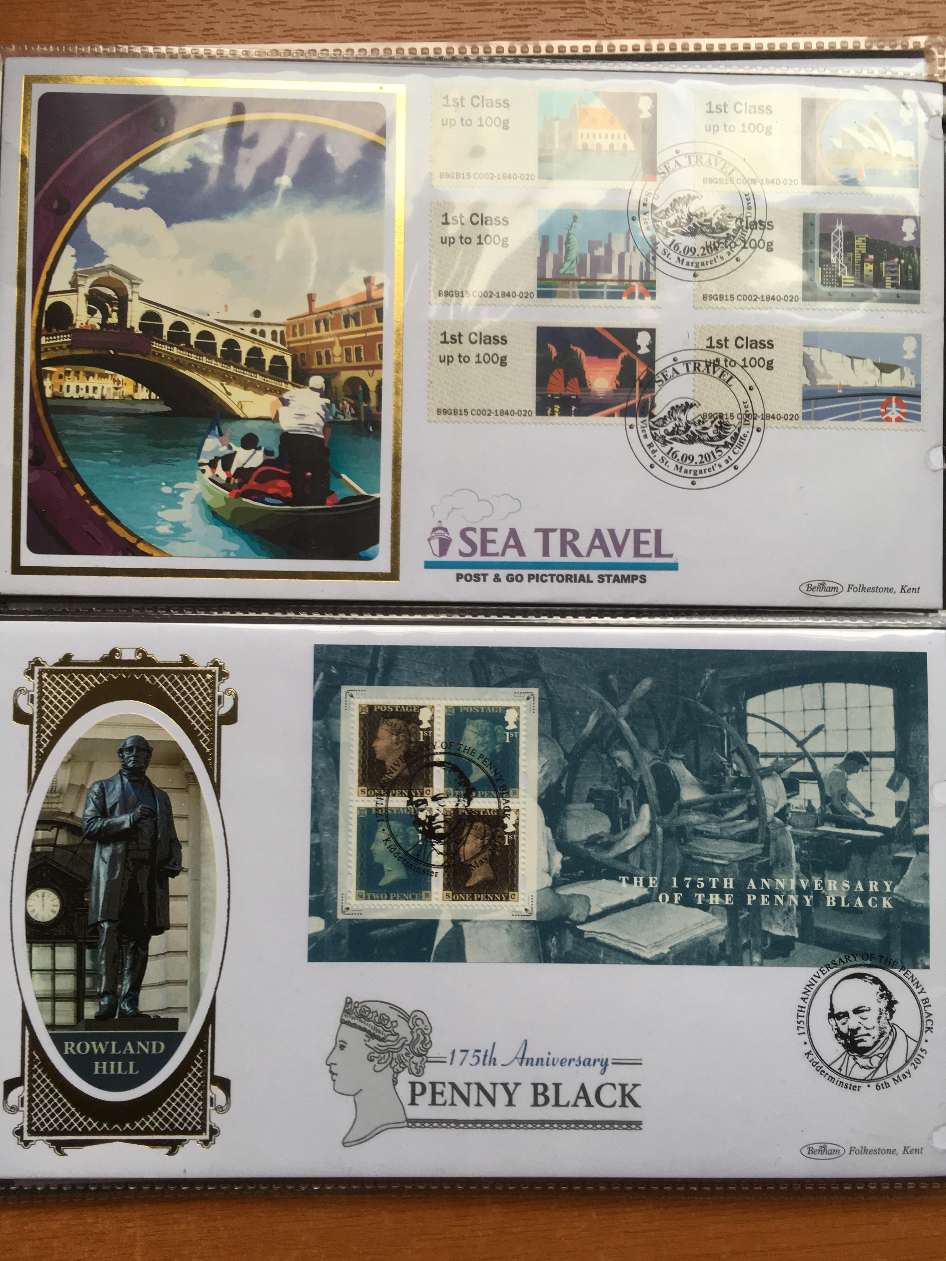 STAMPS: GB BENHAM '500' SERIES FIRST DAY COVERS IN FOLDERS 2012 ...