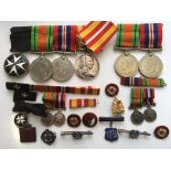 MEDALS: GROUP OF FOUR COMPRISING ORDER OF ST.