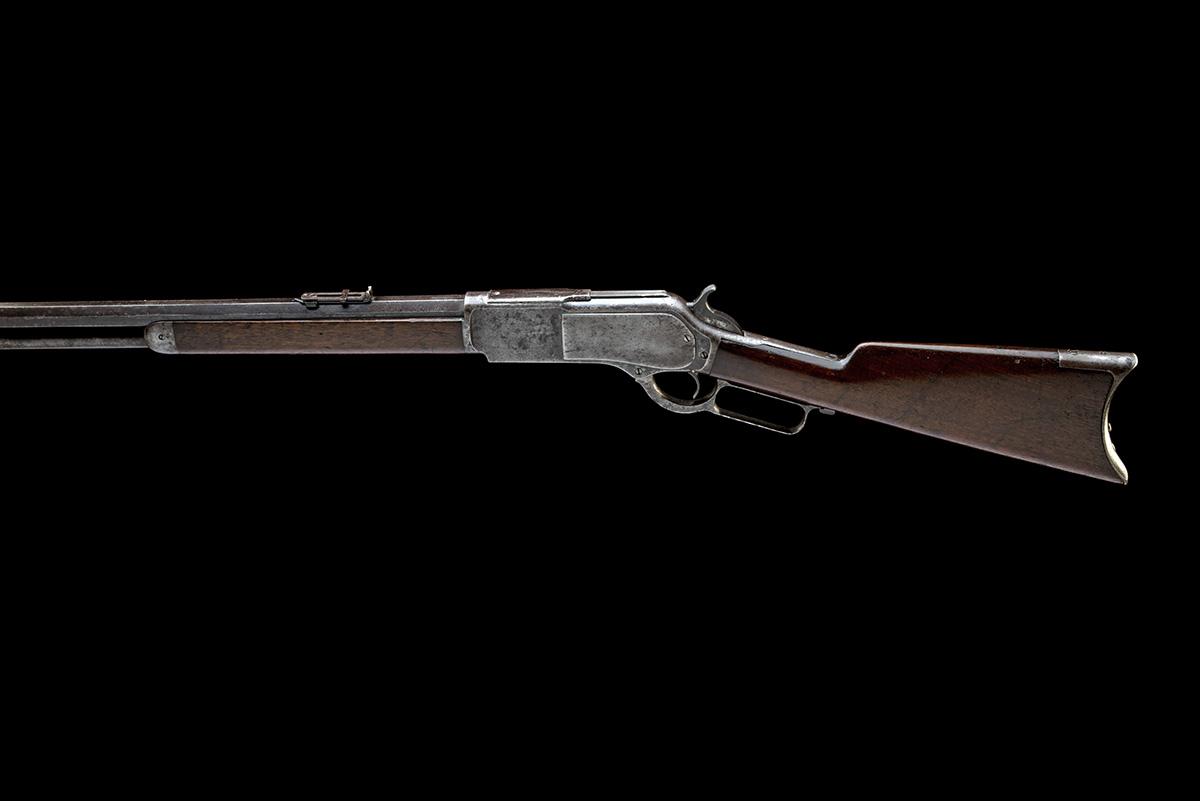 A .45-60 (WIN) WINCHESTER MODEL 1876 LEVER-ACTION REPEATING RIFLE ...