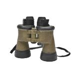 A PAIR OF WORLD WAR TWO GERMAN KRIEGSMARINE U-BOAT ISSUE 7x50 BINOCULARS BY ZEISS, serial no. 46037,