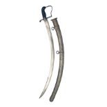 A PATTERN 1796 OFFICER'S LIGHT CAVALRY SABRE RETAILED BY HAWKES, MOSELEY & Co., early 19th