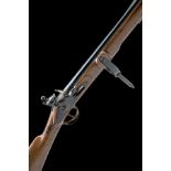 A LARGE 12-BORE FLINTLOCK SHIPS BLUNDERBUSS or MUSKETOON MARKED TO THE S.S. WILTON, WORKINGTON, no