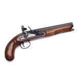 A 20-BORE FLINTLOCK OFFICER'S PISTOL SIGNED TWIGG, LONDON, no visible serial number, circa 1820,