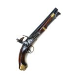 A .650 FLINTLOCK NEW LAND PATTERN PISTOL SIGNED TOWER, rack no. A/48, circa 1815, with round 9in.