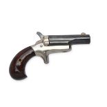 A .41 (RIMFIRE) COLT No.3 or THUER PATENT DERRINGER PISTOL RETAILED BY F.T. BAKER, LONDON, serial