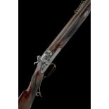 CHARLES OSBORNE & CO., LONDON A .577 PERCUSSION DELUXE SPORTING RIFLE FOR RESTORATION, no visible