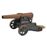 A BOXED 10-BORE (BLANK) WINCHESTER MODEL 1901 SALUTING CANNON, batch no. 489, circa 1930, with