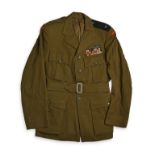 A RARE POLISH ARMY 2nd LIEUTENANT'S DRESS TUNIC, FIRST ARMOURED DIVISION, circa late 1940s,