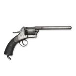 JAMES WEBLEY, BIRMINGHAM A SCARCE 48-BORE PERCUSSION FIRST MODEL LONGSPUR REVOLVER, serial no.