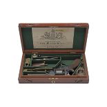 A GOOD CASED 54-BORE PERCUSSION 4TH MODEL TRANTER REVOLVER RETAILED BY J. BLANCH & SON, LONDON,