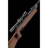 A SCARCE .177 WEIHRAUCH HW35 THUMBHOLE STOCKED BREAK-BARREL AIR-RIFLE, serial no. 719210, for 1978-