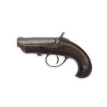 A SCARCE .41 (RIMFIRE) WILLIAMSON'S PATENT SINGLE-SHOT DERRINGER, serial no. 8991, with percussion