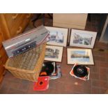 An Alba portable stereo radio double cassette reco