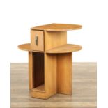 AN ART DECO OAK SIDE TABLE BY THE BOWMAN BROS. LTD