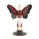 JOSEF LORENZL (1892 - 1950) AN ART DECO GOLDSCHEIDER PORCELAIN FIGURE