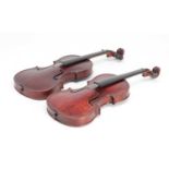 TWO EARLY 20TH CENTURY VIOLINS