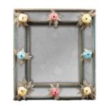 AN 18TH/19TH CENTURY VENETIAN MURANO GLASS MIRROR