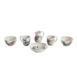 A SET OF 19TH CENTURY MINIATURE CHINESE FAMILE ROSE TEA SET