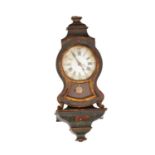AN EARLY 20TH CENTURY FRENCH NOVELTY MINIATURE BRACKET CLOCK