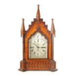 SIR JOHN BENNETT, LONDON. A MID 19TH CENTURY TRIPLE FUSEE QUARTER CHIMING BRACKET CLOCK