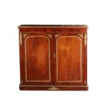 GILLOWS OF LANCASTER, A REGENCY MAHOGANY ENCLOSED CHEST OF DRAWERS WITH ORMOLU MOUNTS