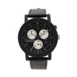 A GENTLEMAN'S BULGARI CARBONGOLD "DOHA" LIMITED EDITION QUARTZ CHRONOGRAPH WRIST WATCH