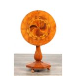 ATTRIBUTED TO RALPH TURNBULL. (1835-1840) A JAMAICAN SPECIMEN WOOD TILT-TOP TABLE