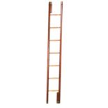 A SET OF REGENCY STYLE COUNTRY HOUSE LEATHER BOUND LIBRARY STEPS