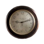 JAMES WILLIAMS, LONDON A 19TH CENTURY FUSEE WALL CLOCK