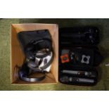 Box of assorted Headphones to include Beats, Sony and a iSteady Pro 3 by Hohem etc.