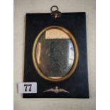 WW1 Imperial German framed Fokker Fabric. Rare framed aircraft fabric taken from a German WW1
