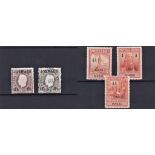 Macao 1882 surcharge and 1925 postage due "Multa"