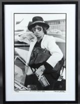 HENRY DILTZ (b.1938) Portrait of Keith Richards, 1979, silver print photograph, inscribed and