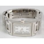 A BULGARI STAINLESS STEEL WATCH