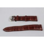 A CHOPARD LEATHER WATCH STRAP.