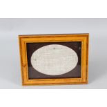 A FRENCH BOIS EXTREME OF PARIS WALNUT PHOTO FRAME. 11ins x 9ins.