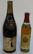 Rouyer Guillet & Co. Ltd. RGB 1947 Cognac 70° proof, half bottle , and Moussec Extra Dry Cuvee