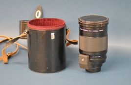 Nikon Reflex-Nikkor C f/8 500mm lens, serial no. 535437, with both front and back caps, with four