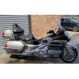 Honda Goldwing GL1800SE silver tourer motorcycle 1834cc first registered in May 2004, MOT expired