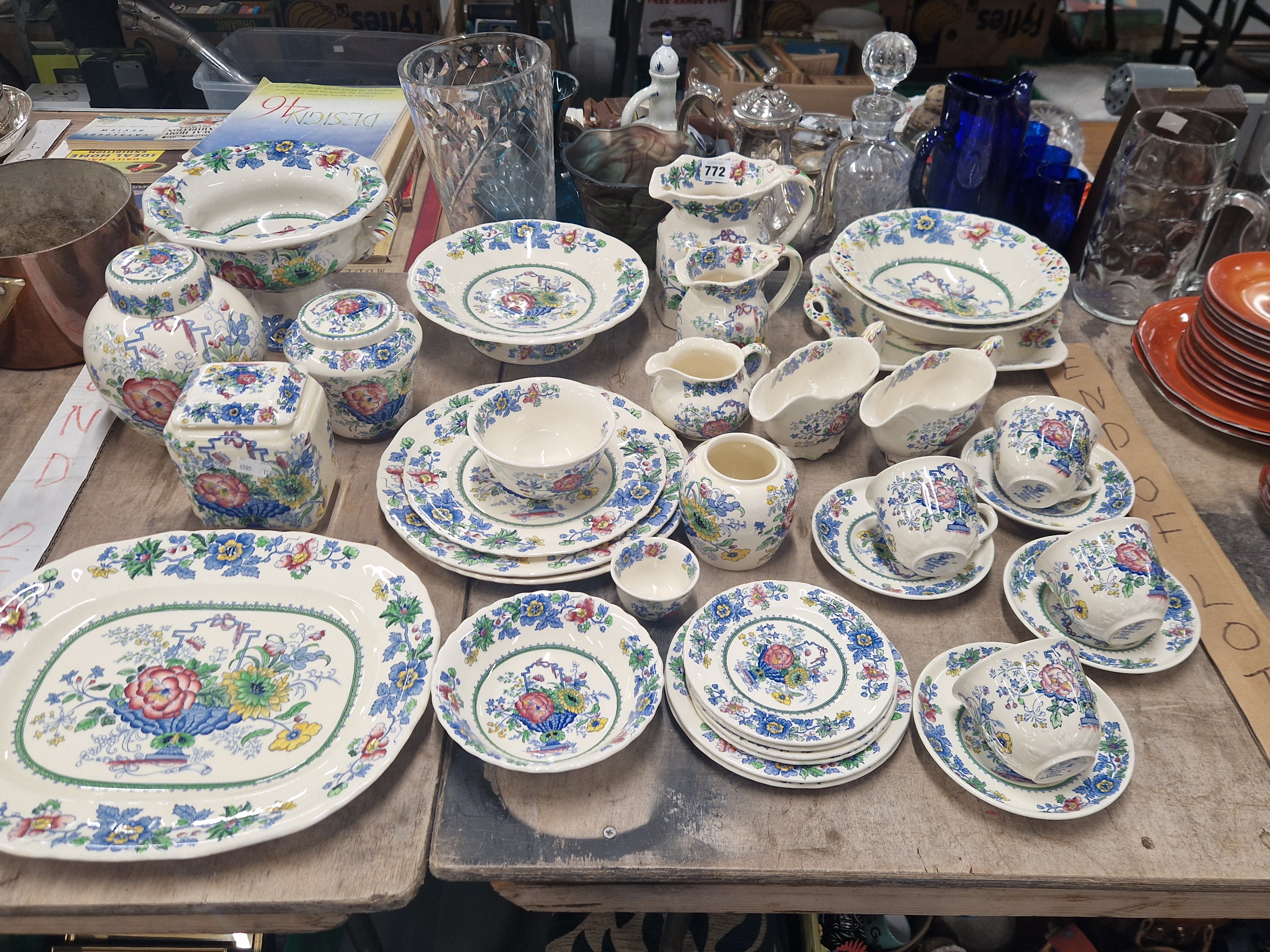 Strathmore Pattern 2695 Mason's Strathmore pattern wares