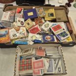 A large quantity of vintage playing cards.