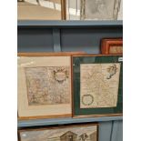 Two antique maps of Buckinghamshire: Richard Blome (1635-1705), 32 × 26.5cm; William Hole (d.1624)