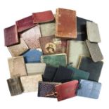 One Large box of Friendship Albums, Commonplaces books, manuscripts, art books. Late 19th, 20th