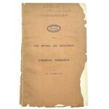 DEDICATION COPY. MEDICAL. DR GEORGE GORE. On a new method and Department of Chemical Research. By Dr