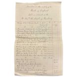 MANUSCRIPT PRIME MINSTER. Archibald Philip Primrose, 5th Earl of Rosebery, 1st Earl of Midlothian (7