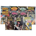 Mixed DC / Marvel etc vintage horror comics, to include: HOUSE OF MYSTERY 267,268,273,296,298;