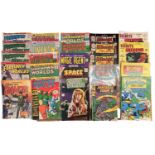 Mixed vintage DC / Charlton / Tower / ACG etc comic books, to include: FORBIDDEN WORLDS;