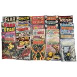 Mixed vintage Marvel horror comics, to include: JOURNEY INTO MYSTERY; THE HOUSE OF MYSTERY 22, 133,