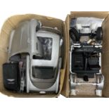 A James Bond Aston Martin DB5 building kit, part constructed, lacking instructions (unchecked for