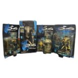 Four boxed Independence Day action figures/playsets, to include: President Thomas J Whitmore,